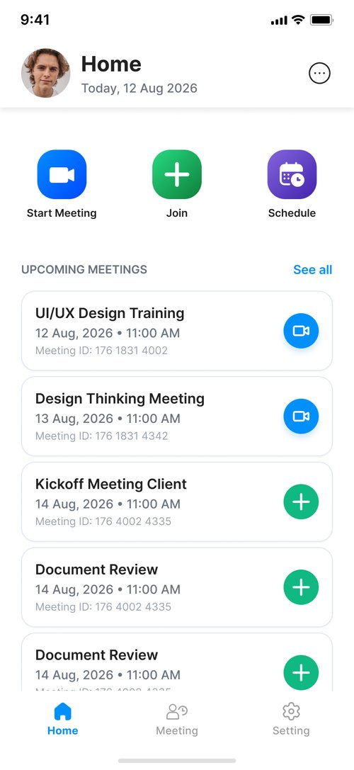 REVE Meeting mobile application