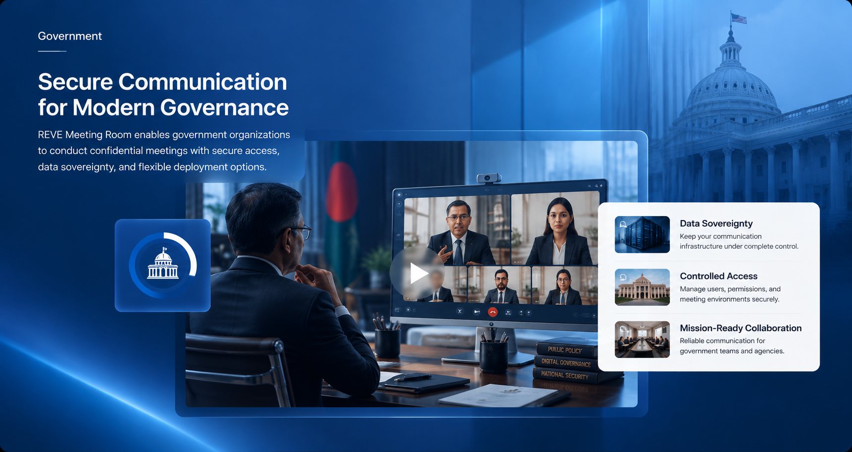 Data sovereignty, controlled access, and mission-ready collaboration features